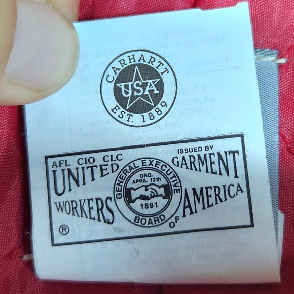 NWT Carhartt Vintage R04 Duck Quilt Lined Double Knee Canvas Overall Tan 50x30 - Picture 12 of 14